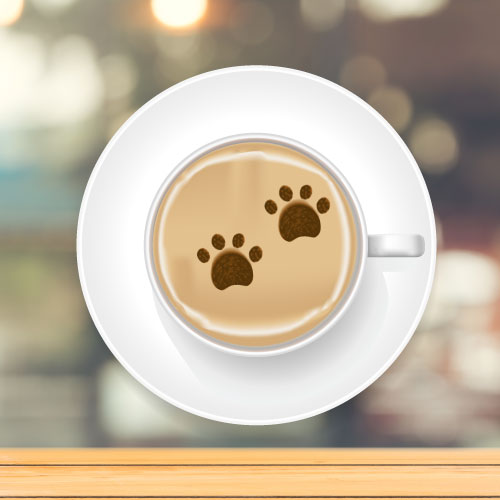 アニマルポイント活用、コーヒー１杯