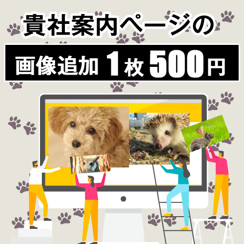1 画像追加500円