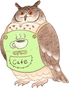 Owl cafe manager